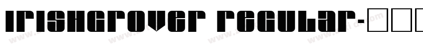 IrishGrover Regular字体转换